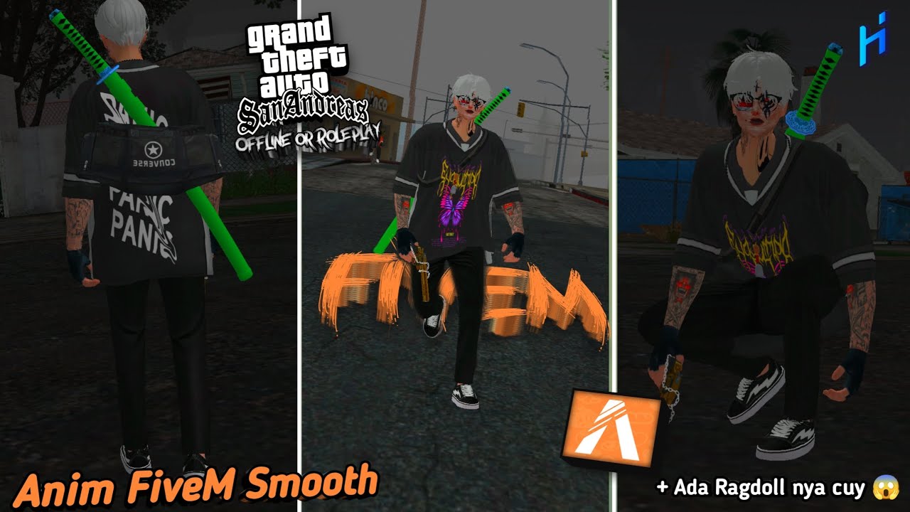 [ SHARE ] Mod Anim FiveM Gta Sa Android ❗ + ada Ragdoll nya cuy Oooomaga 😱