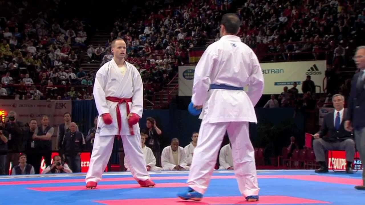 (3/5) Bronze Male Team Kumite Netherlands vs Iran. WKF World Karate Championships 2012