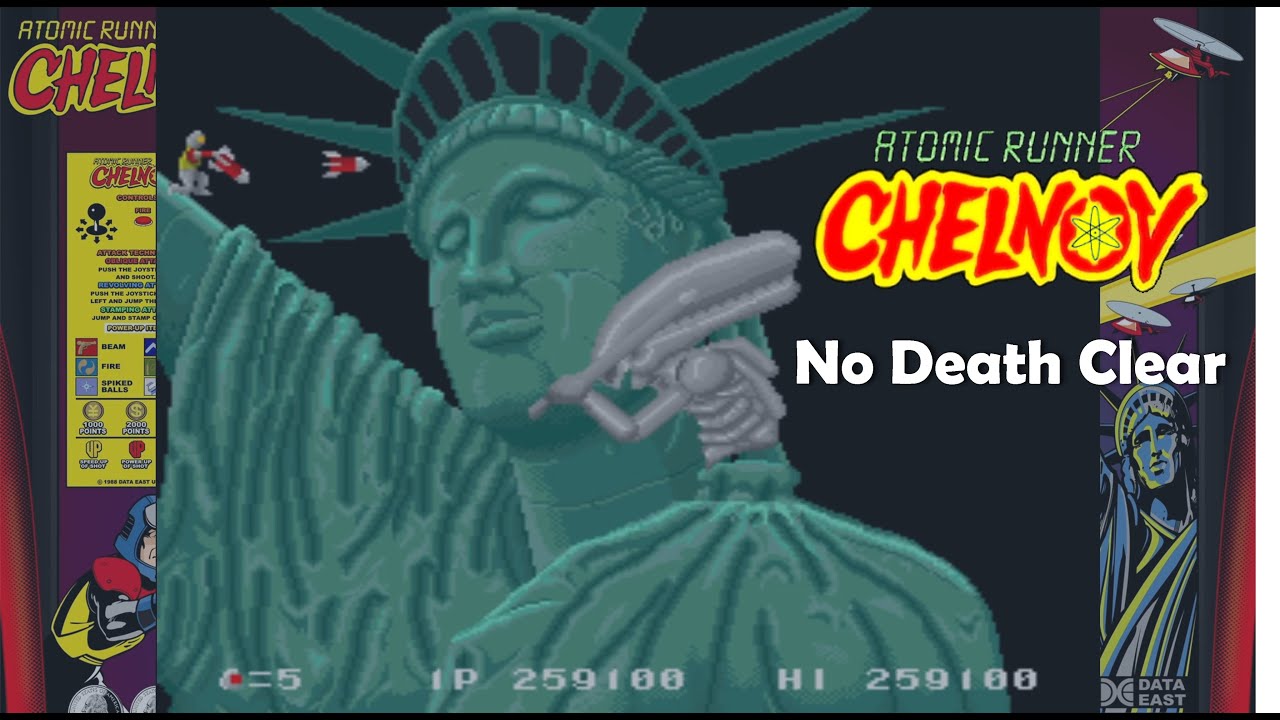Atomic Runner Chelnov (Arcade) 1CC No Death (Default Difficulty)
