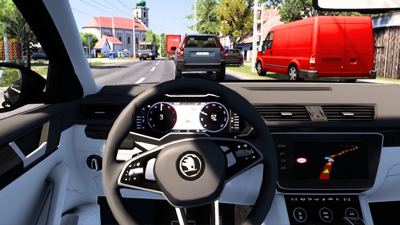 Skoda Superb 2024 [ETS2] [1.55] Gameplay