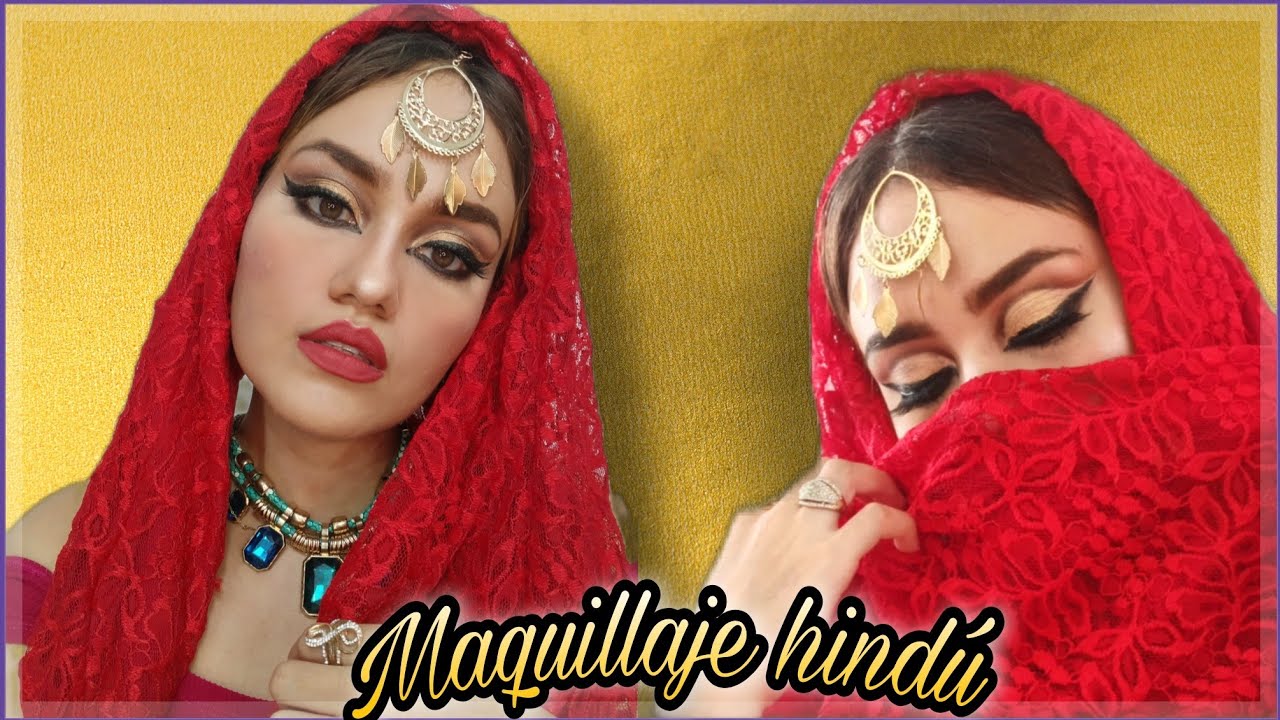 MAQUILLAJE HINDÚ // Mujeres hindú glamuroso - 2021 / Mommy Glam 💜🧕
