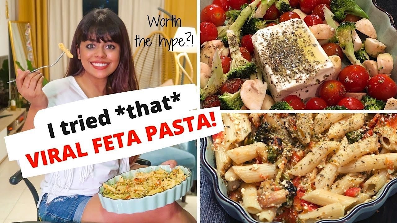 I tried *THAT* VIRAL FETA PASTA!! Is it worth the hype?? | MEAL UNDER 30 MINS | Kavya DSouza