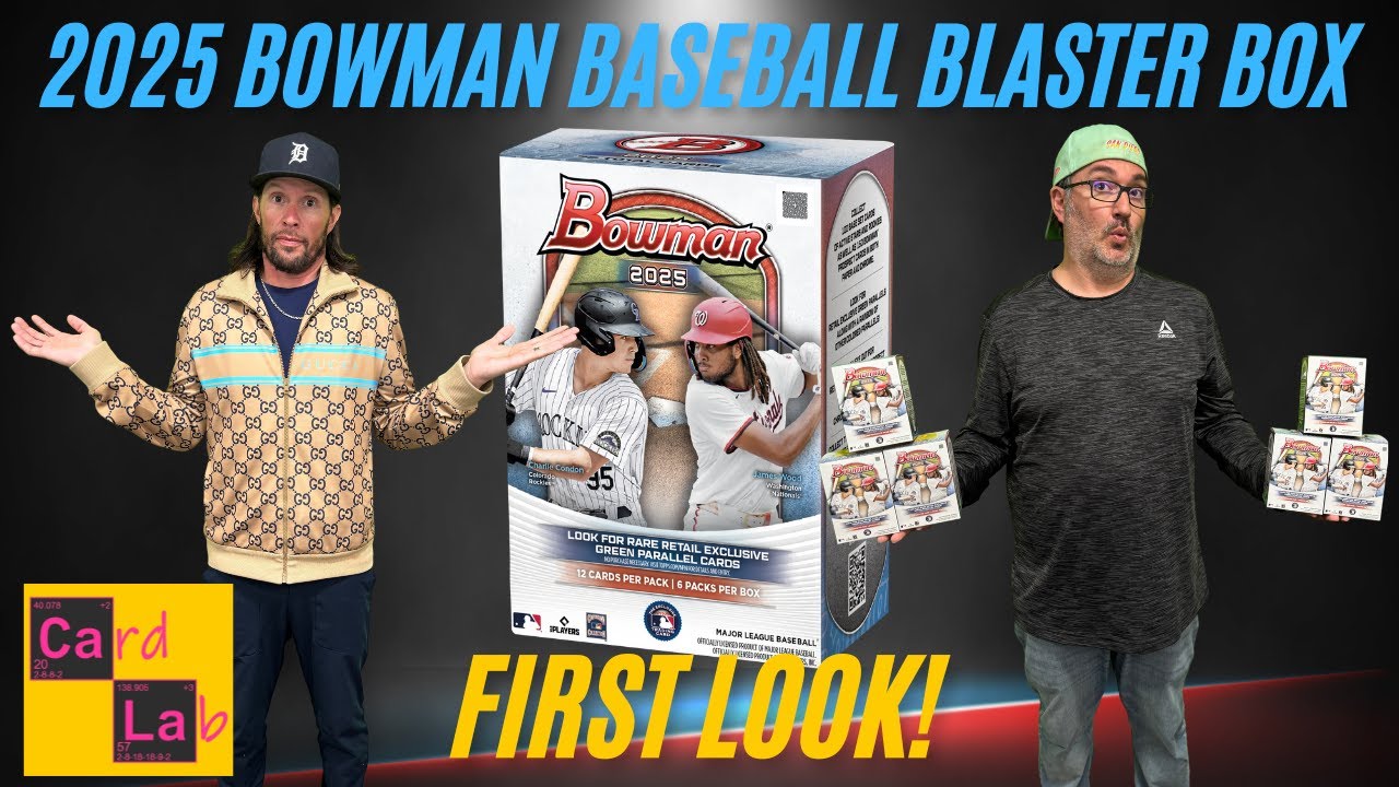 2025 Bowman Baseball 6 Blaster Box Rip! First Look! Jesus Made Auto and Dylan Crews Parallel Pulls!