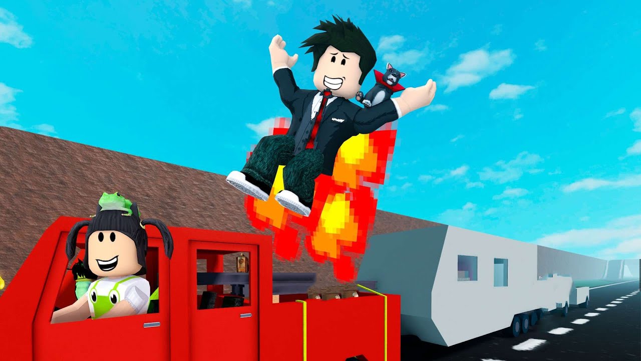 CARRO COM FOGUETE A JATO | Roblox