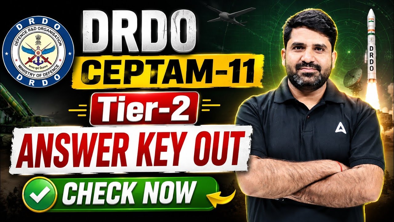 DRDO CEPTAM-11 Tier-2 Answer Key Out 🔥 Check Now | Raise Objection #DRDO