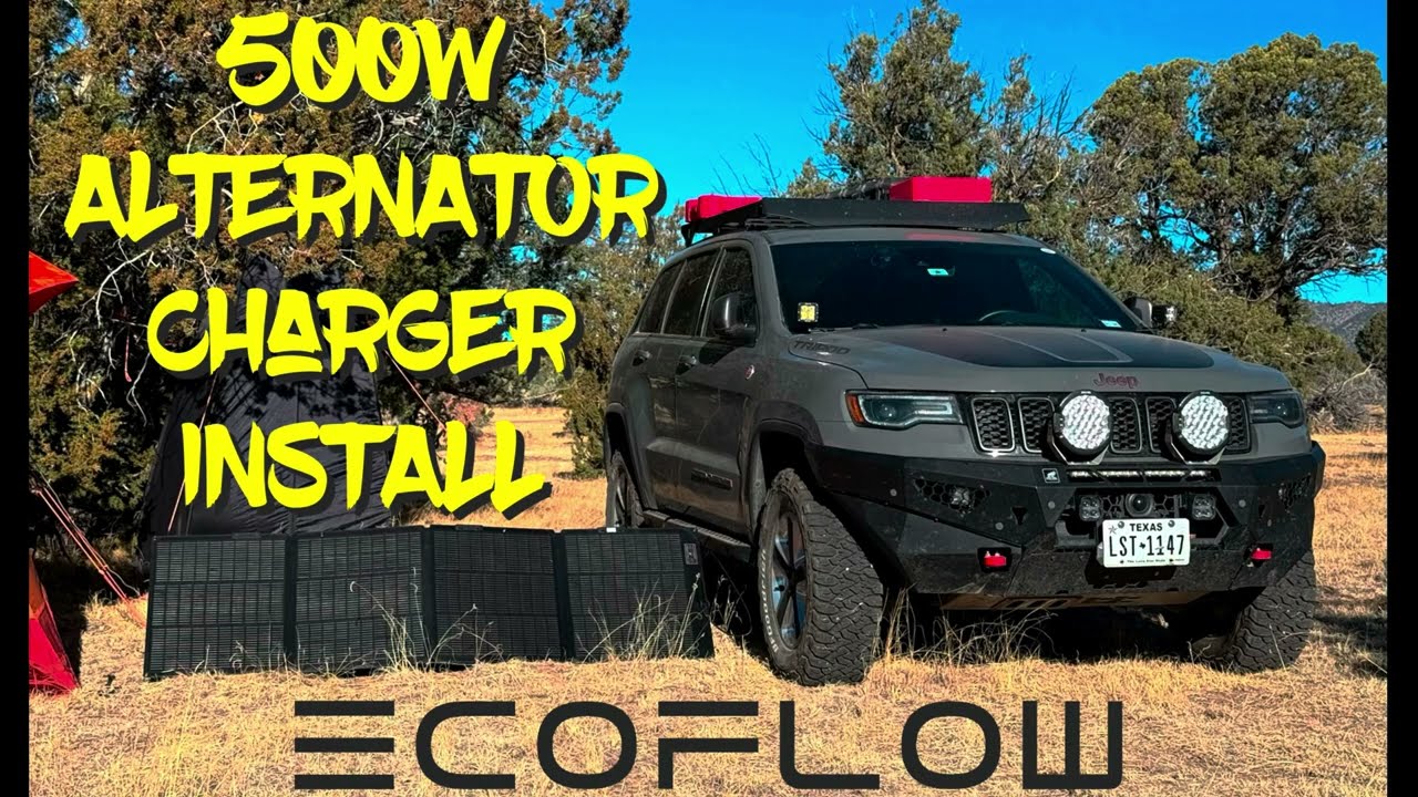 Ecoflow 500w Alternator Charger Unboxing & Install