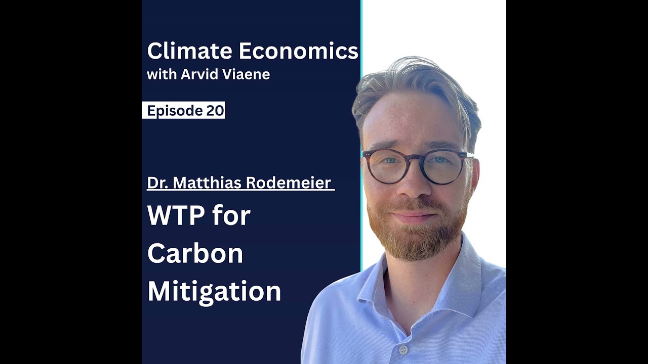 #20 Dr. Matthias Rodemeier - Willingness to Pay for Carbon Mitigation: Evidence from 250.000 Cons...