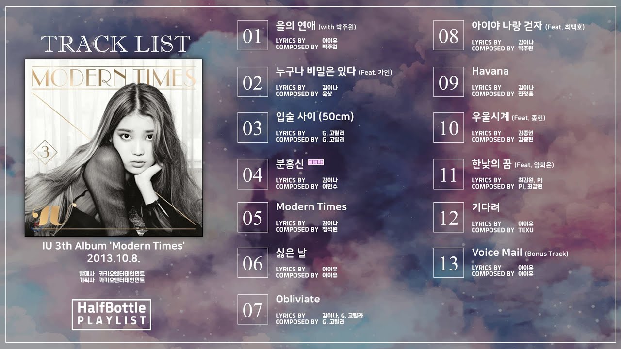 IU 3rd Album 'Modern Times' Full Album | 아이유 3집 '모던 타임즈' 전곡듣기 | 플레이리스트