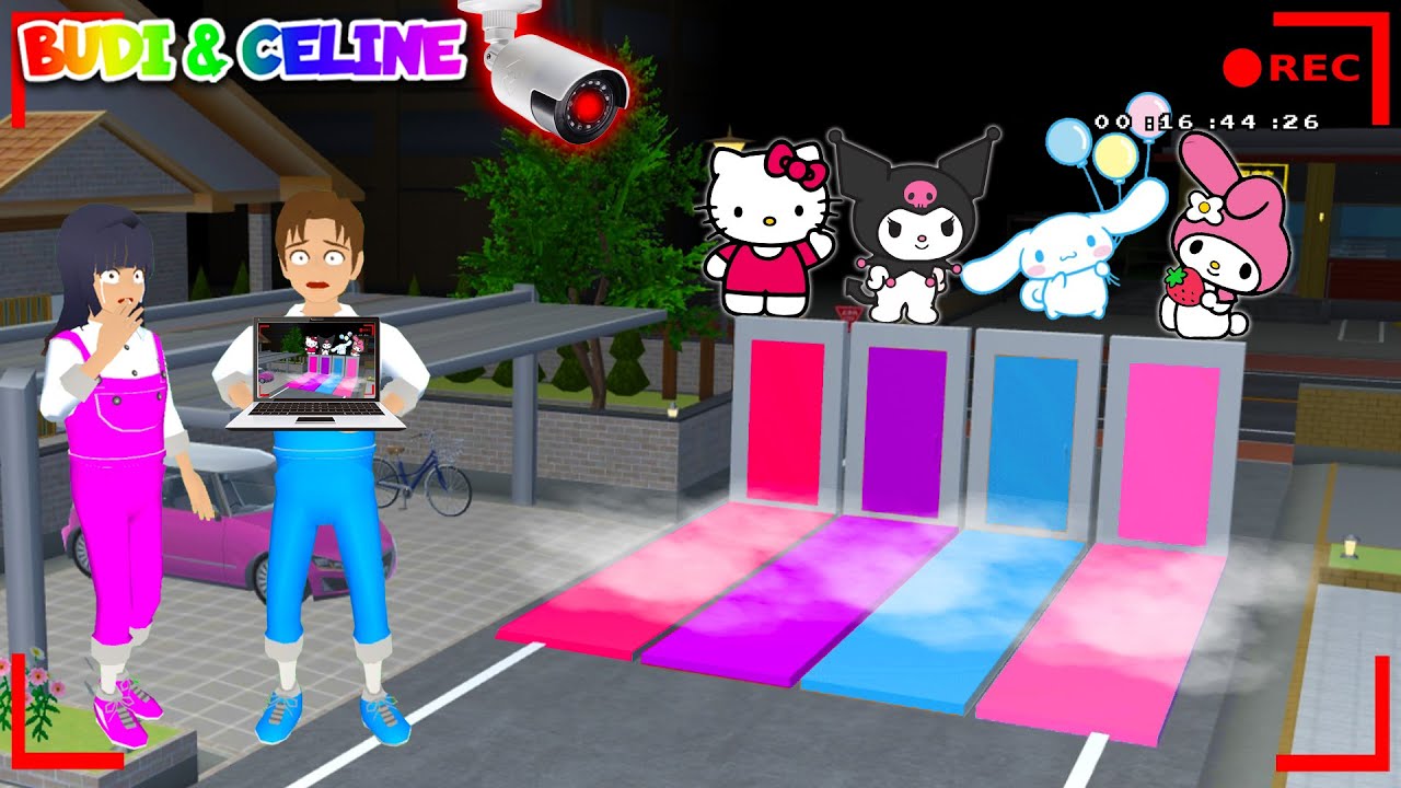Yuta Mio Panik CCTV Merekam PINTU PORTAL KUROMI MY MELODY CINNAMONROLL HELLO KITTY Di Depan Rumah😱