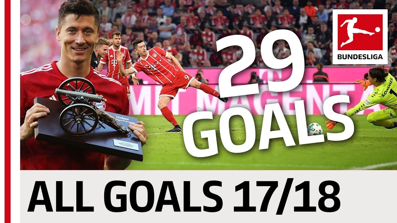All Goals Robert Lewandowski In The 2017/18 Bundesliga Season