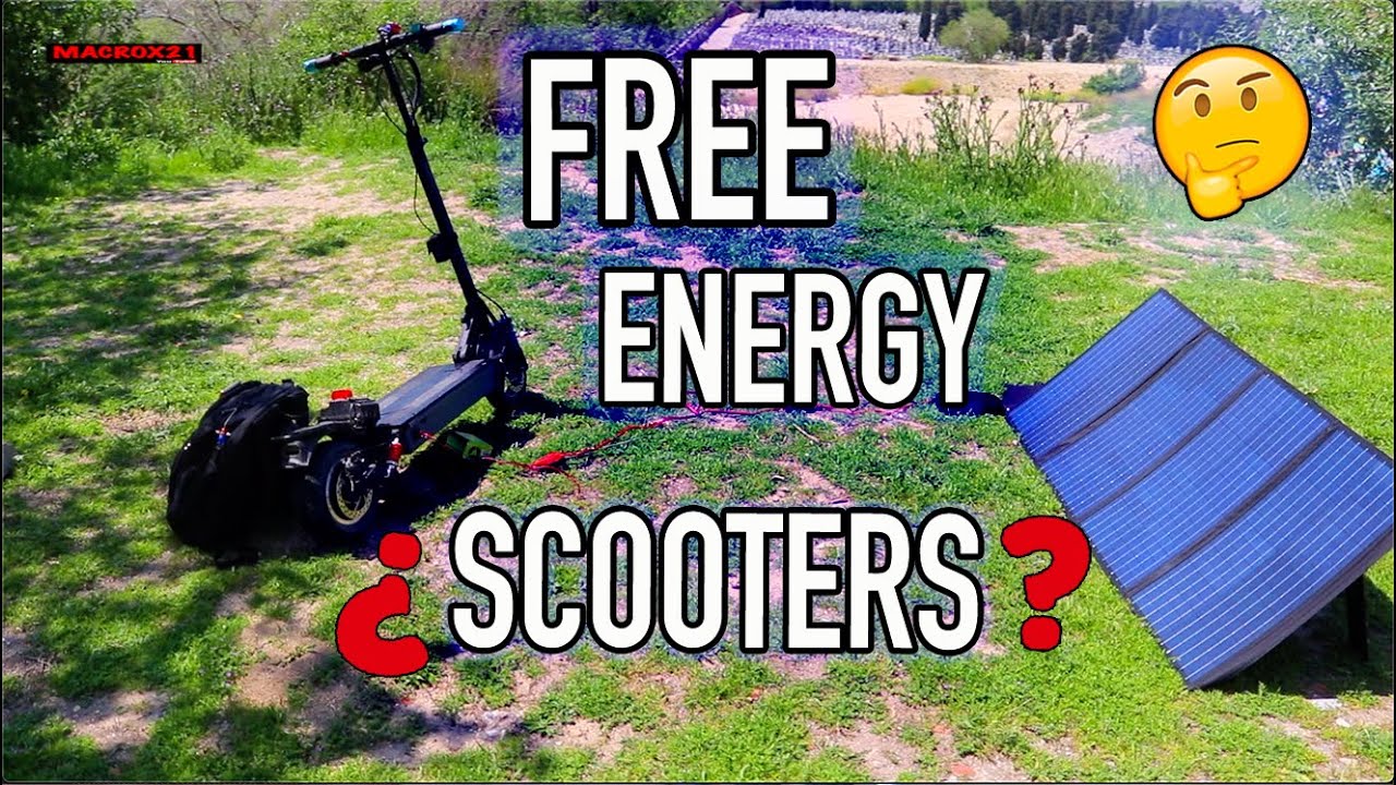 COMO RECARGAR PATINETE Y BICICLETA ELECTRICA CON ENERGIA SOLAR - FREE ENERGY
