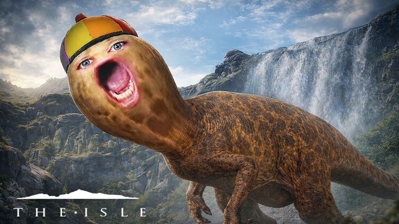 TheBurntPeanut Making a Peanut Dinosaur is HILARIOUS 😂 | The Isle