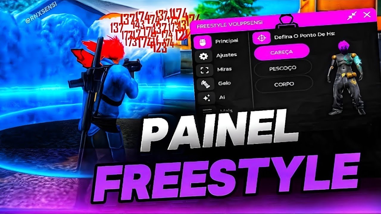 Brazilian Paid Macro💥⚙️FREESTYLE Gelo Inverto☠️360° Glowall🔥#viral #freefire #brazilian #macro