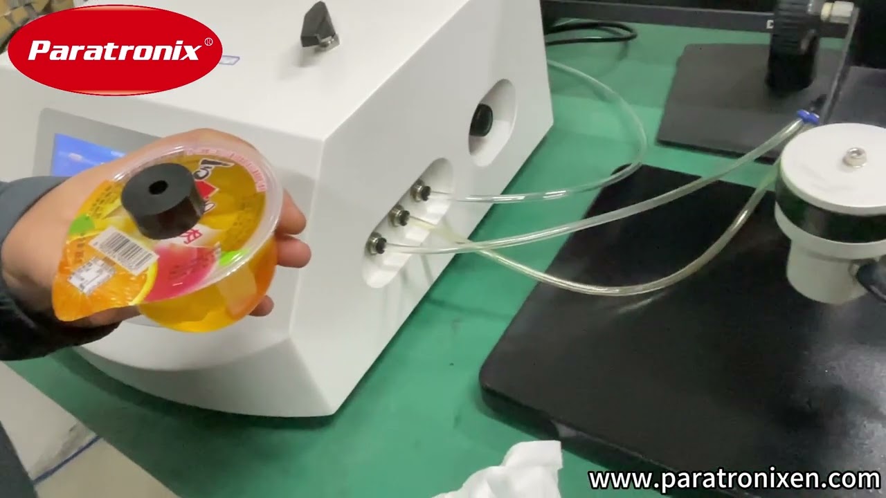 ASTM F2095, ASTM F2096 Jelly cup Leak and seal strength tester