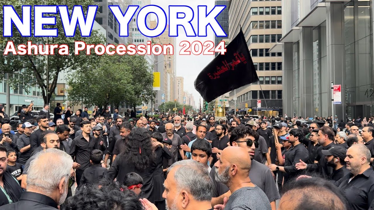 ASHURA PROCESSION 2024 on Park Avenue Manhattan New York City USA 🇺🇸