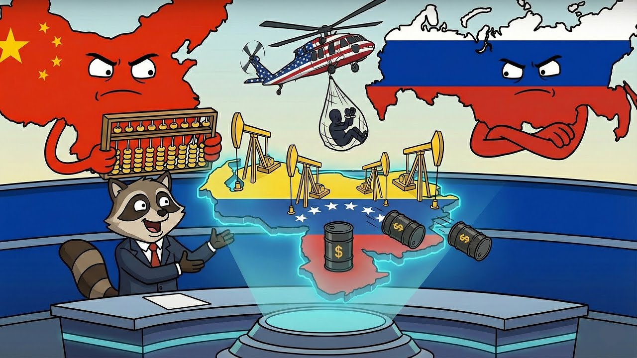 VENEZUELA NOW: What Happens Next? (Short animation, explained by Rich Raccoon)