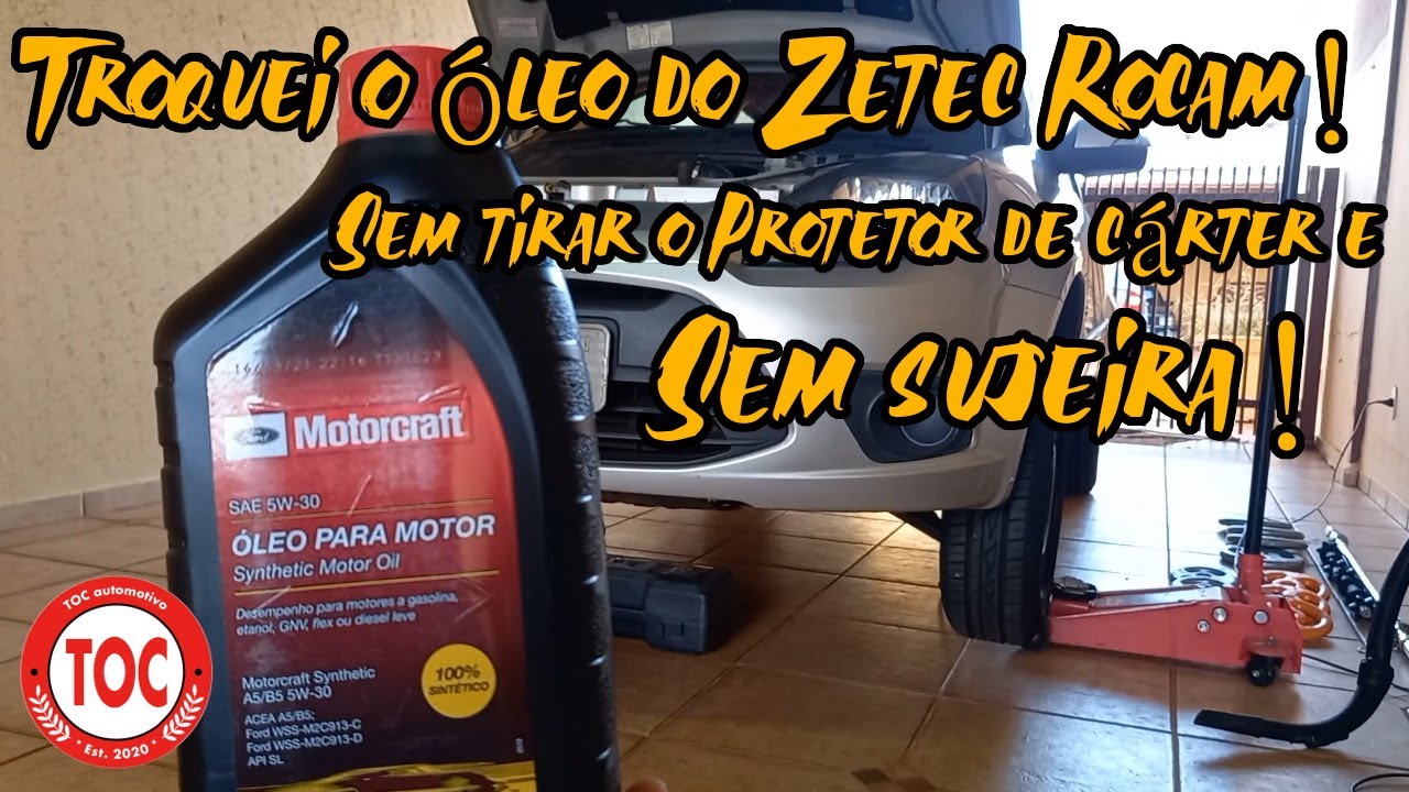 [DIY] Troquei o óleo do Ford Ka Zetec Rocam! Sem tirar o protetor de cárter e sem sujeira!