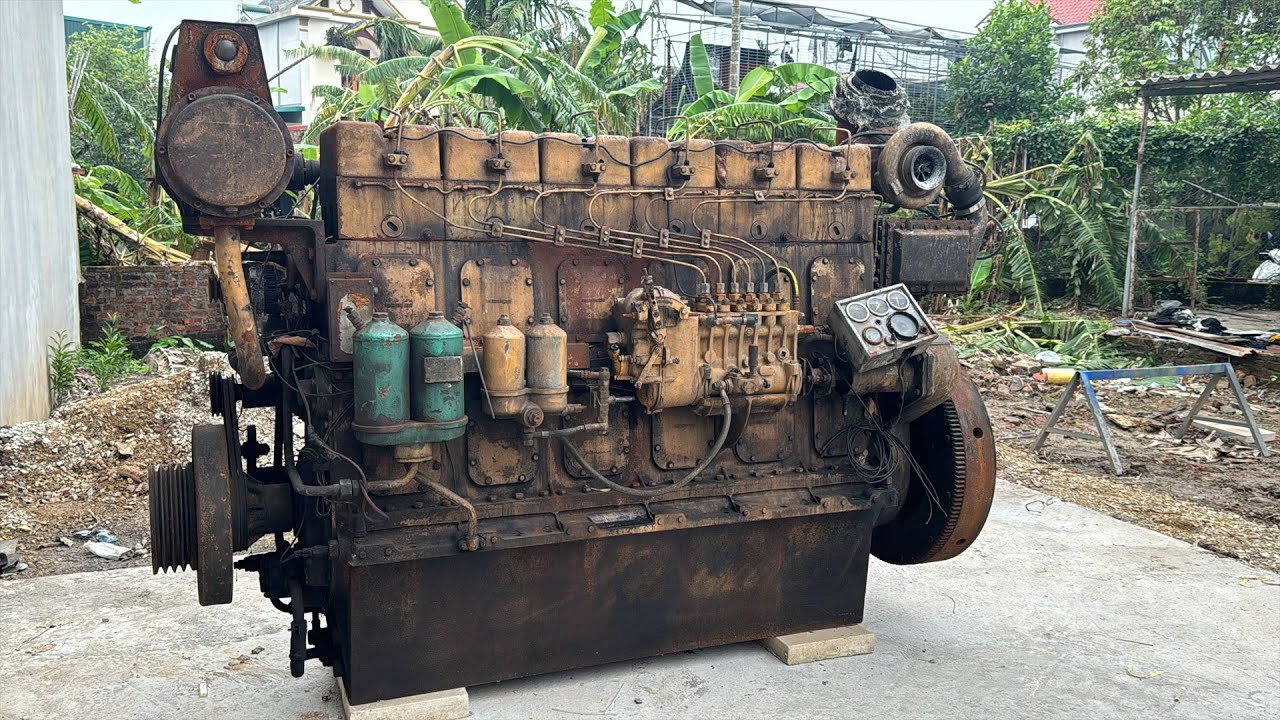 💡 Genius boy restores old broken X6170ZC620 5 engine  WEICHAI engine restoration skills (part 2)