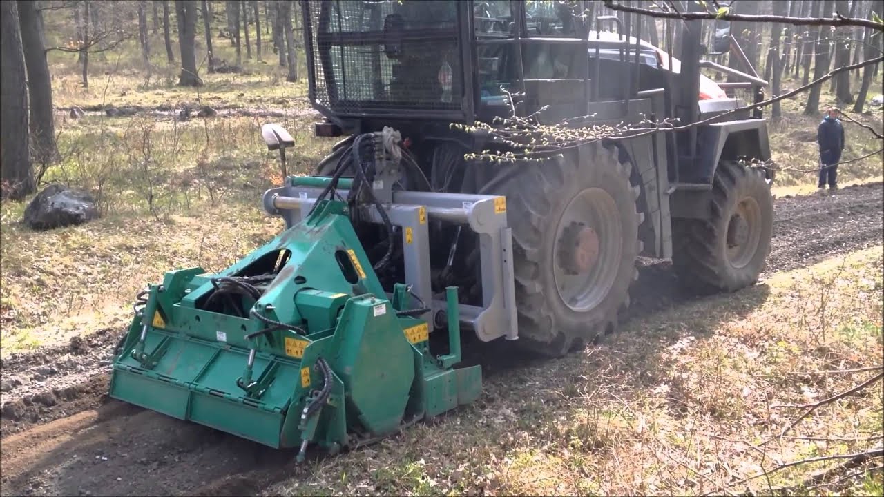 HEN Wegepflege RBM-M + WPF 200 mit Grizzly #henag #wegepflege #grizzly