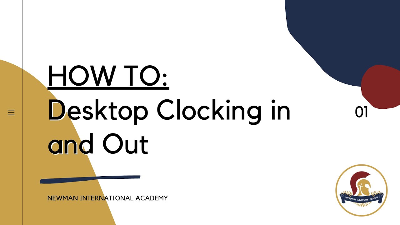 How To | Desktop Clocking In and Out