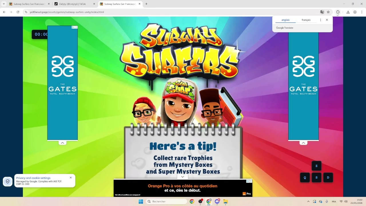 tuto subway surfer ZQSD pc