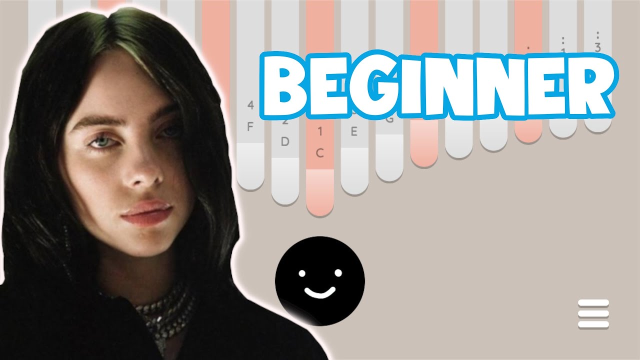 When The Party's Over - Billie Eilish | Kalimba Cute | Tutorial Keylimba Easy