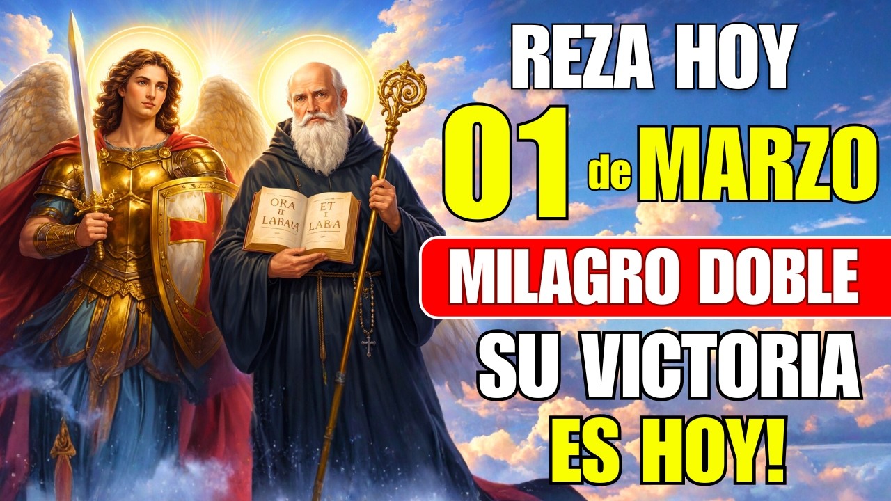 San Miguel destruye el mal y San Benito cierra toda puerta oscura en tu vida!🔥
