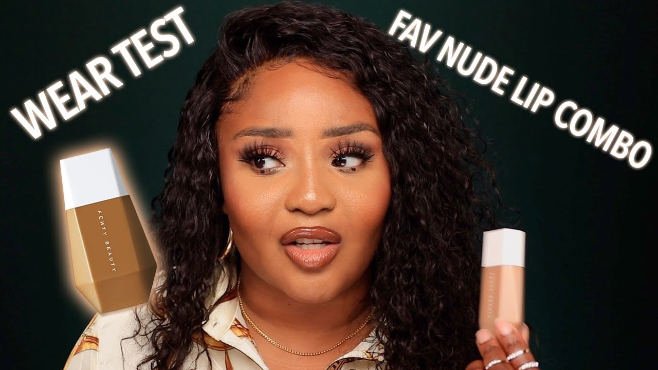 MY thoughts on Fenty’s Skin Tint + FAV nude lip combo for dark skin WOC