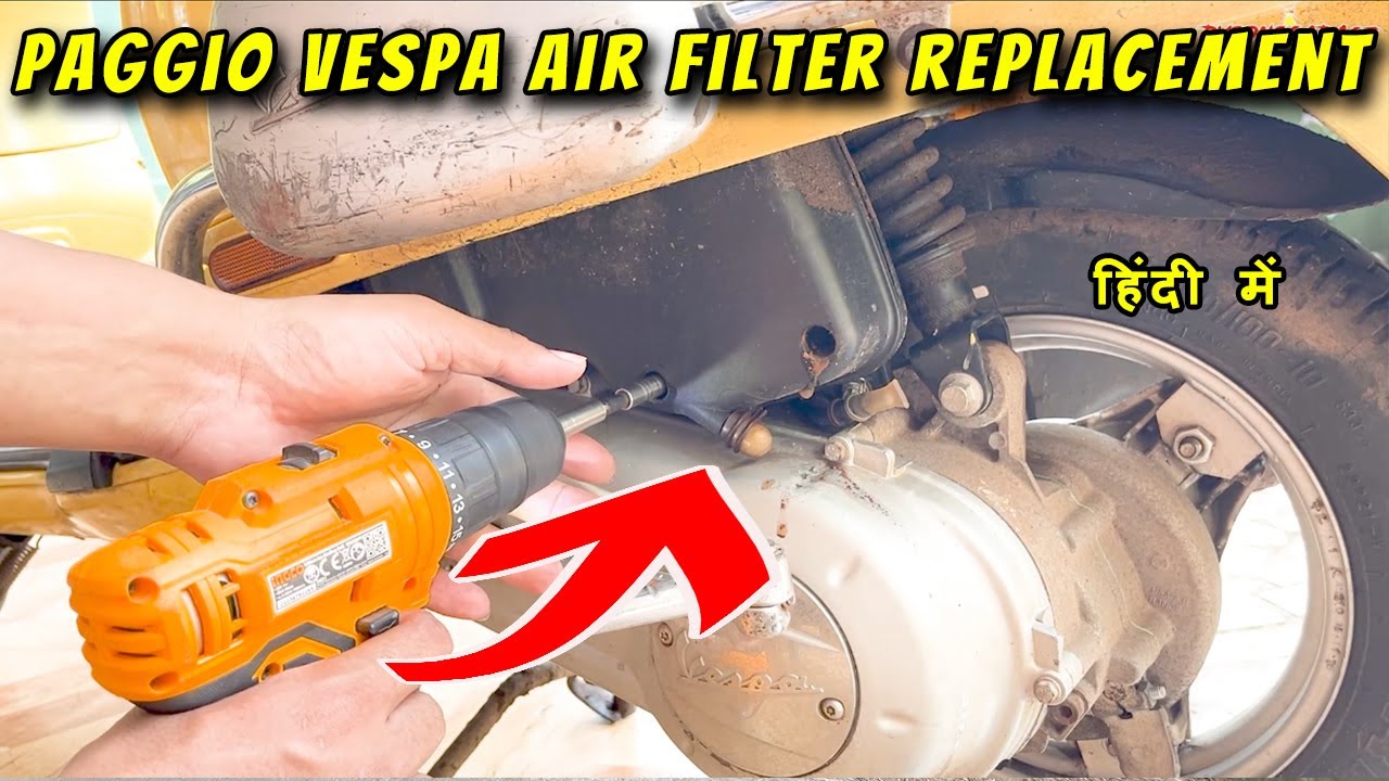 How to Replace the Air Filter on a Piaggio Vespa: Step-by-Step Guide