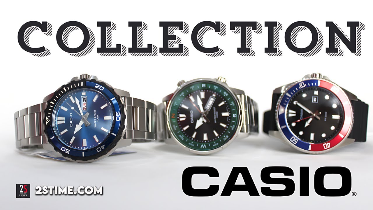 CASIO Collection | Marine Monster MTD-125D - Compass MTD-130D - Duro MDV 107