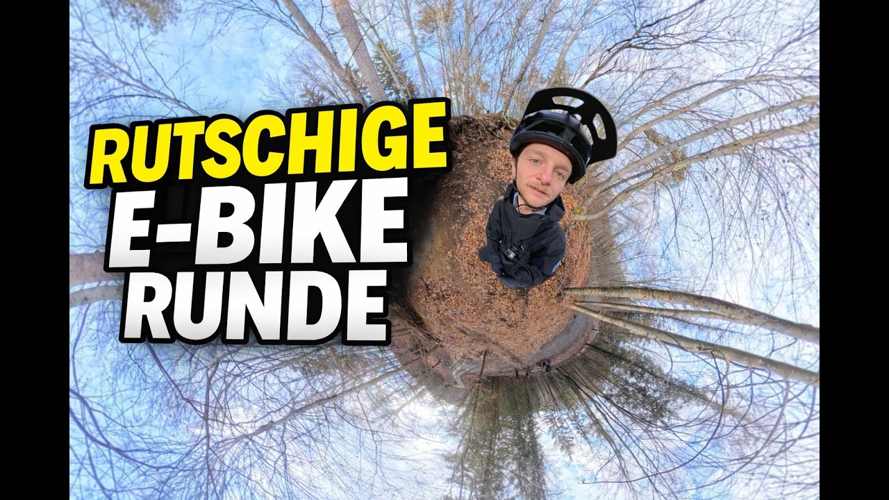 Rutschige E-BIKE Runde