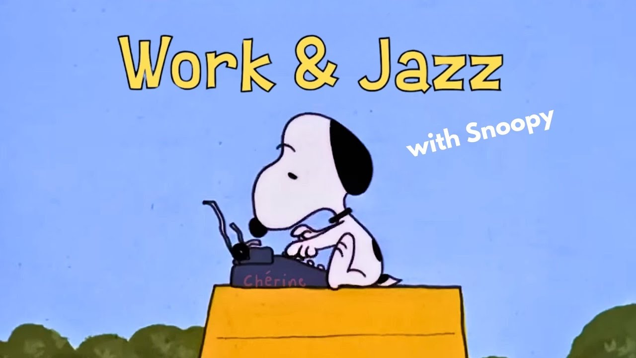 [𝐩𝐥𝐚𝐲𝐥𝐢𝐬𝐭] Work & Jazz with Snoopy 🎧💻Smooth Energized Music to Focus | Work | Study,...