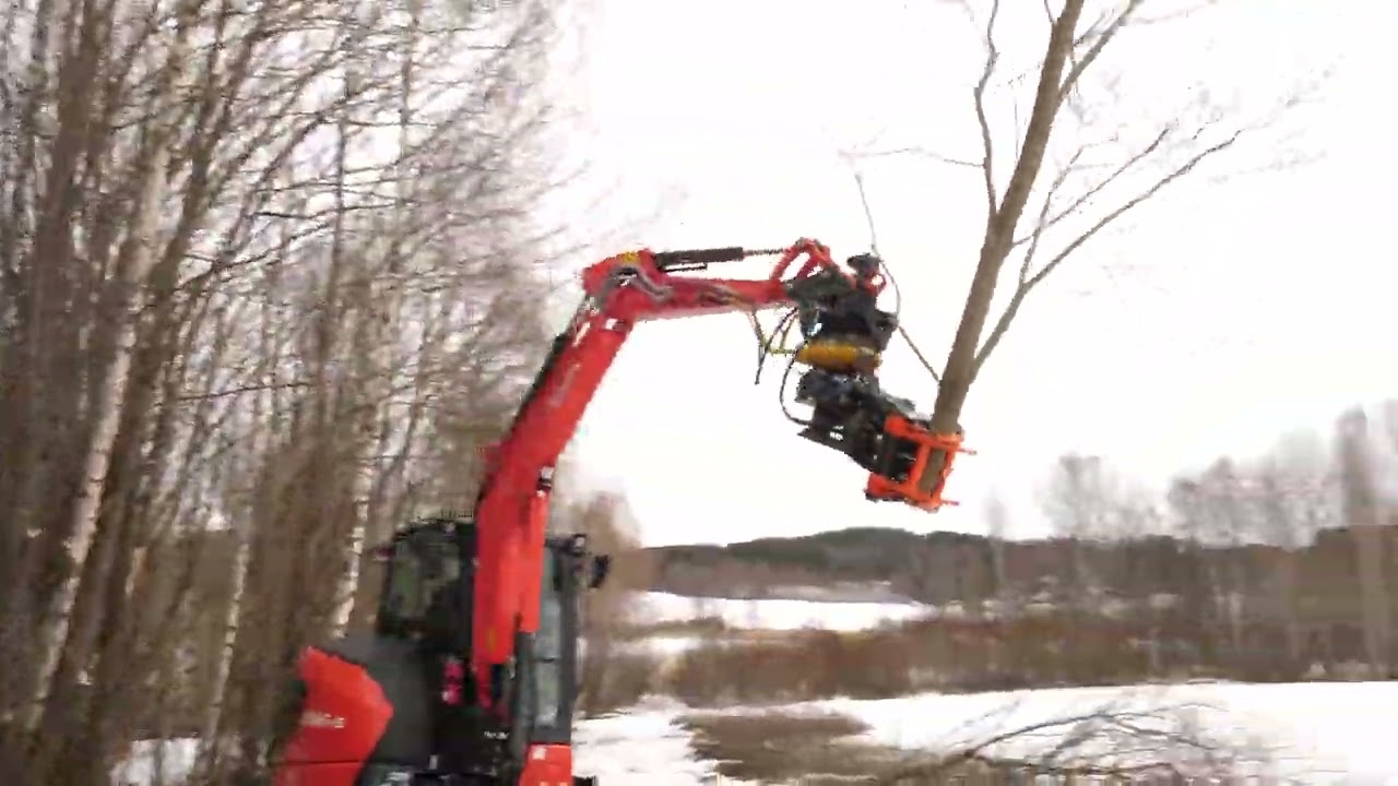 KX Z210 Treeshear-Trädklipp