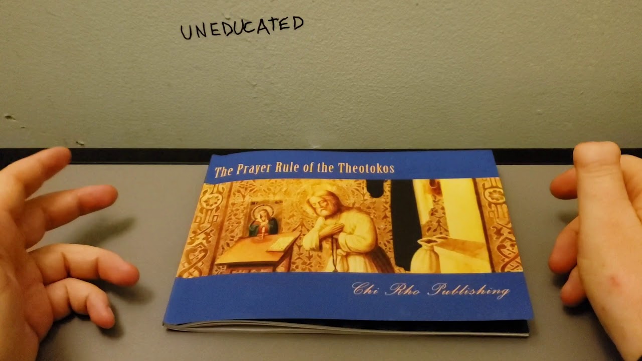 Let's fight over nothing (Prayer Rule of the Theotokos)