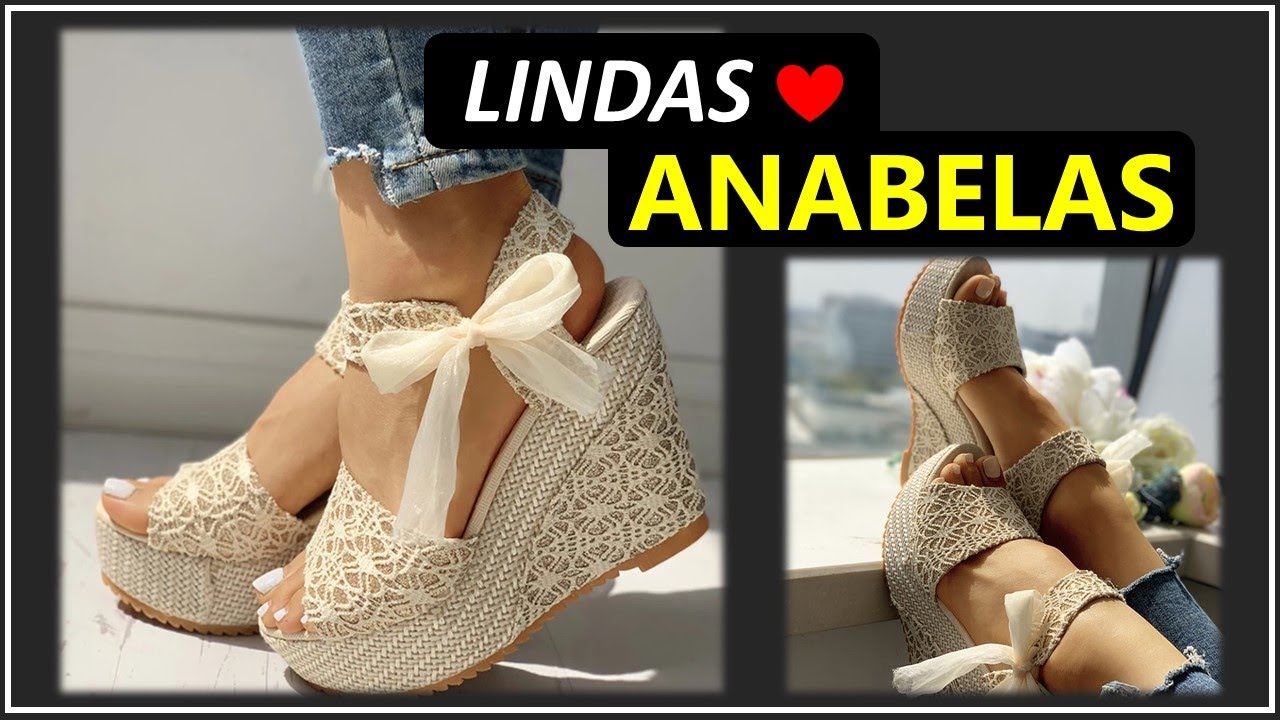[ SANDÁLIA ANABELA ] Lindos Modelos de Sandália Anabela  - Salto Anabela - Moda Feminina