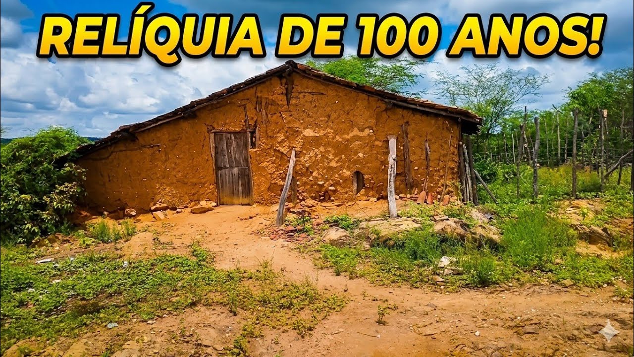 RELÍQUIA DO SERTÃO: Conheça esta Casa de Taipa com mais de 100 Anos! NO SERTÃO PERNAMBUCANO 