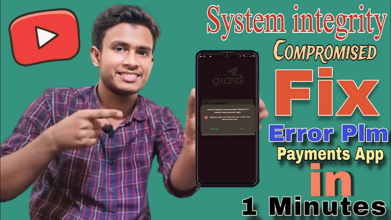 System Integrity Compromised Error Fix in 1 Minutes 😱||Payments Apss Error Problem Solution 📱2024