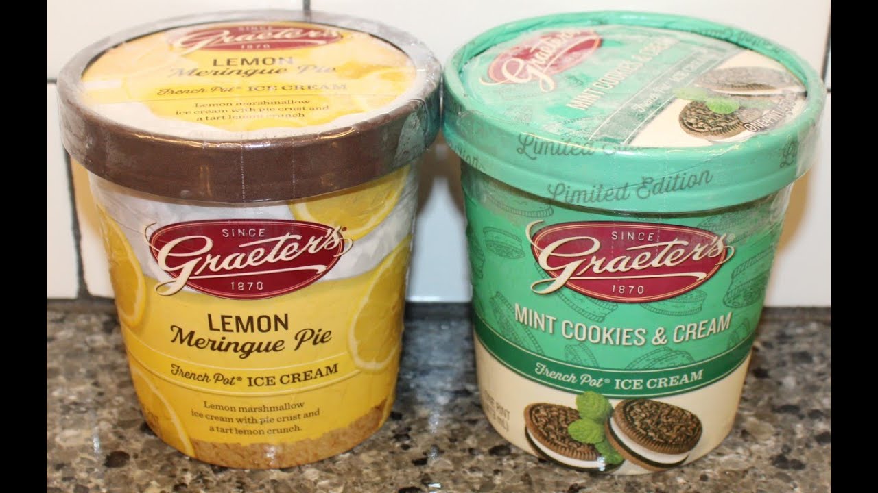 Graeter’s Ice Cream: Lemon Meringue Pie and Mint Cookies & Cream Review