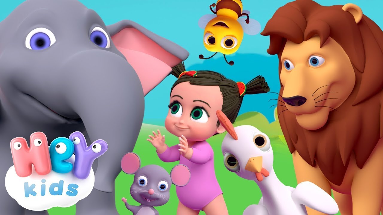 Sons de animais para crian&ccedil;as | Som dos animais infantil | HeyKids em Portugu&ecirc;s