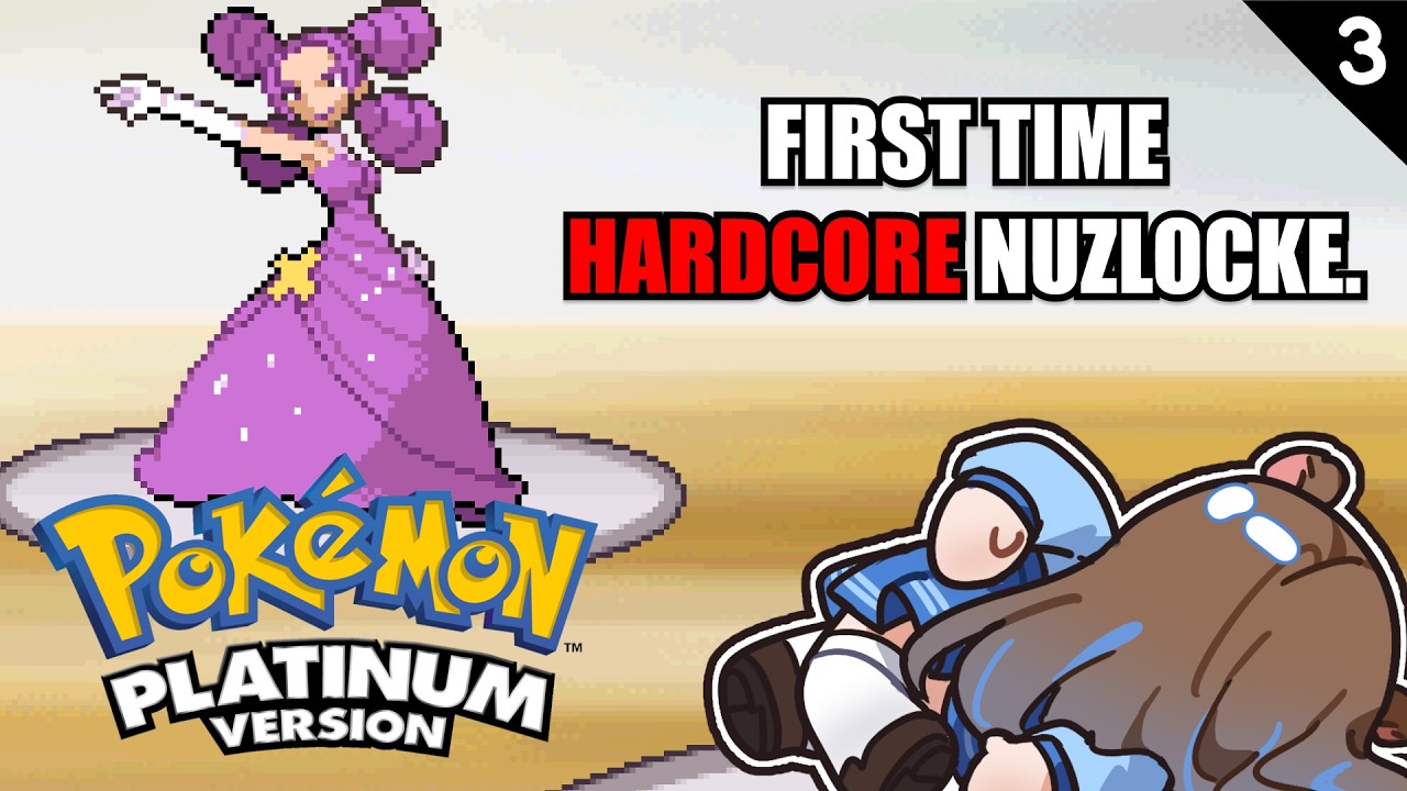【Hardcore Nuzlocke】 HARDCORE NUZLOCKE... but FRENCH? 【Pokemon Platinum #3】
