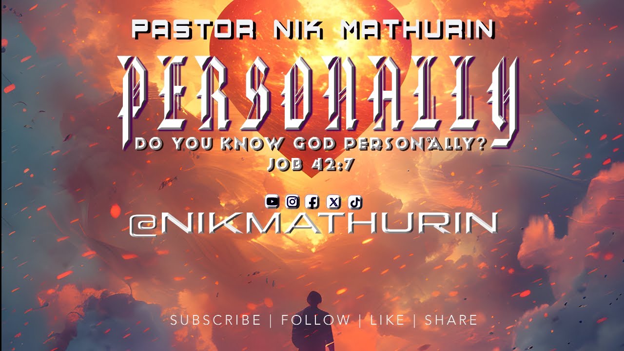 The Wealth Center Live | “Personally: Do You Know God Personally?