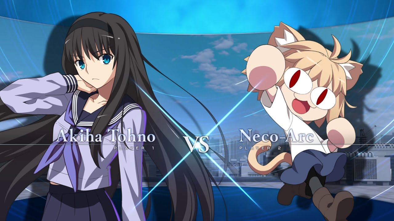 Akiha (EX) vs Neco Arc (EX) 【MELTY BLOOD TYPE LUMINA】