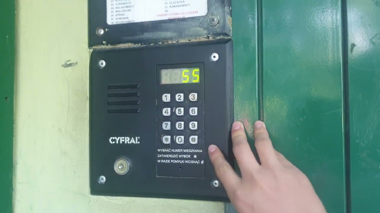Domofon cyfral - wywoływanie połączenia 