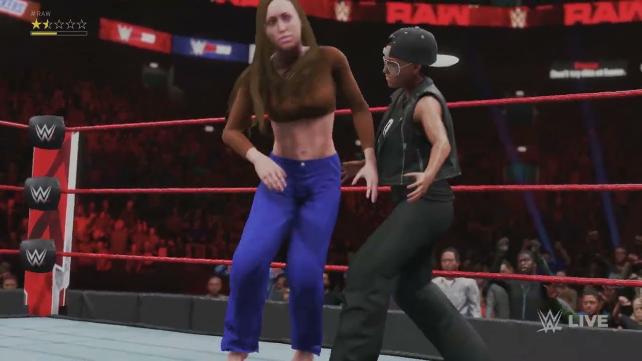 WWE 2K20: Low blow to Rachel Cook