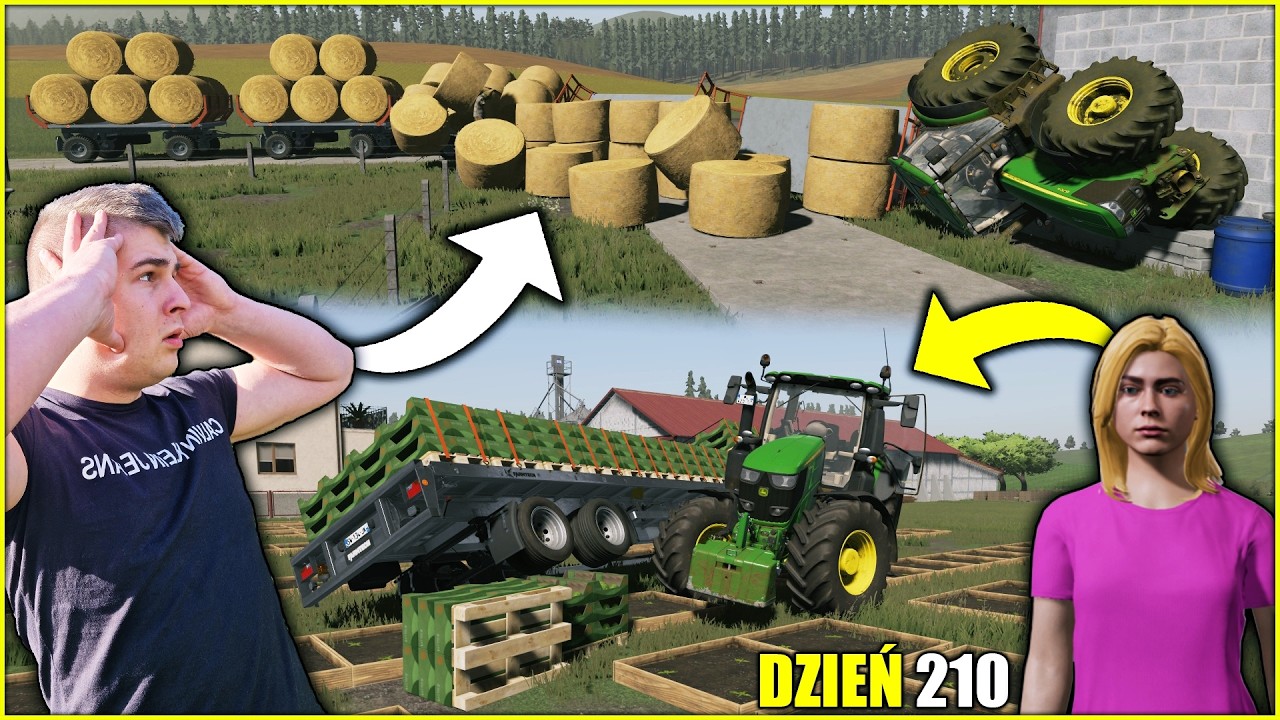 OPOROWE TRANSPORTY TO NASZA SPECJALNOŚĆ😂 SPRZEDAJE WSZYSTKO❗😱┃ZAGUBIENI W LESIE 🔥 DZIEŃ ➡210┃FS 22