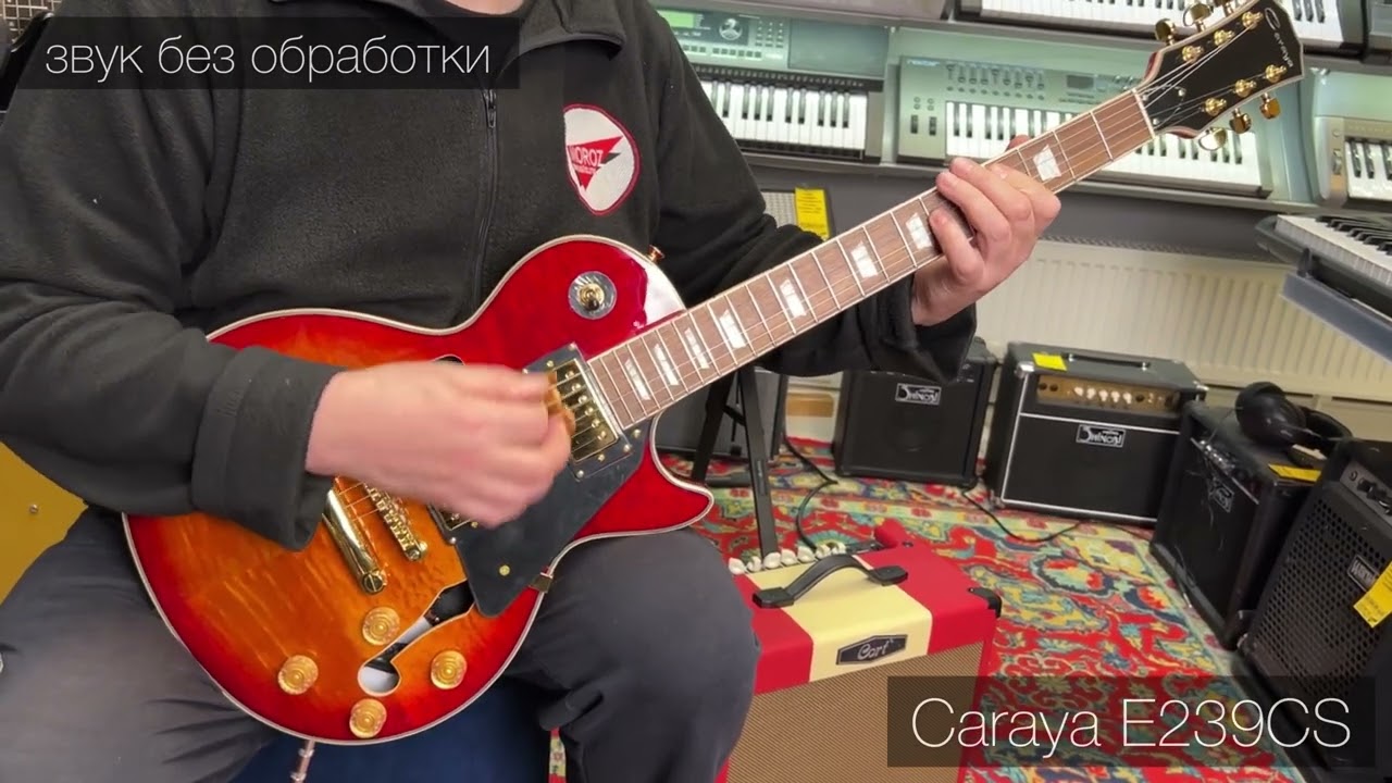 Caraya E239CS электрогитара Les Paul