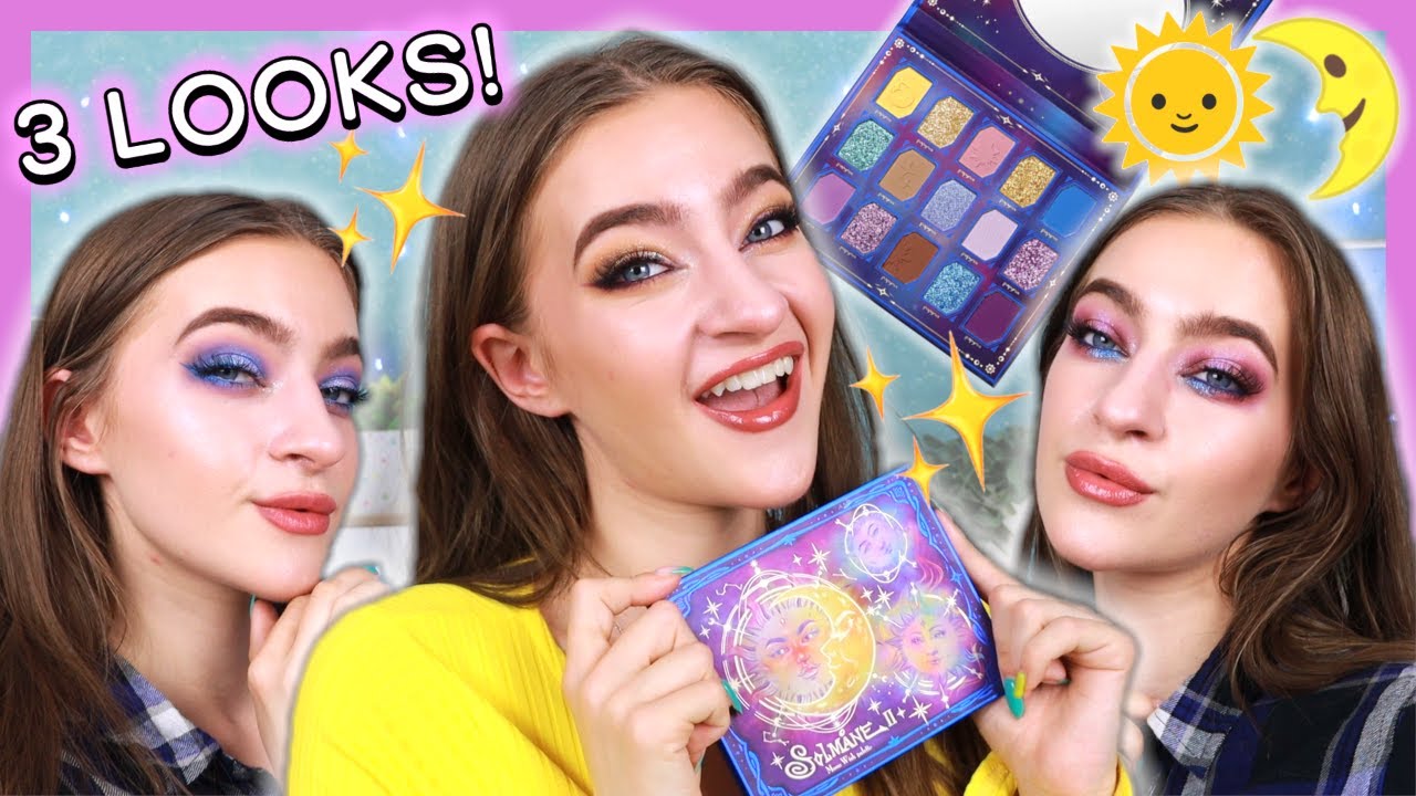 3 LOOKS WITH THE NEW ODENS EYE SOLMANE 2 MOON WISH EYESHADOW PALETTE! #makeupreview #eyeshadow