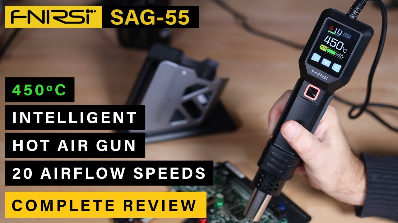 FNIRSI SAG-55 ⭐ Интеллектуальный термофен/станция