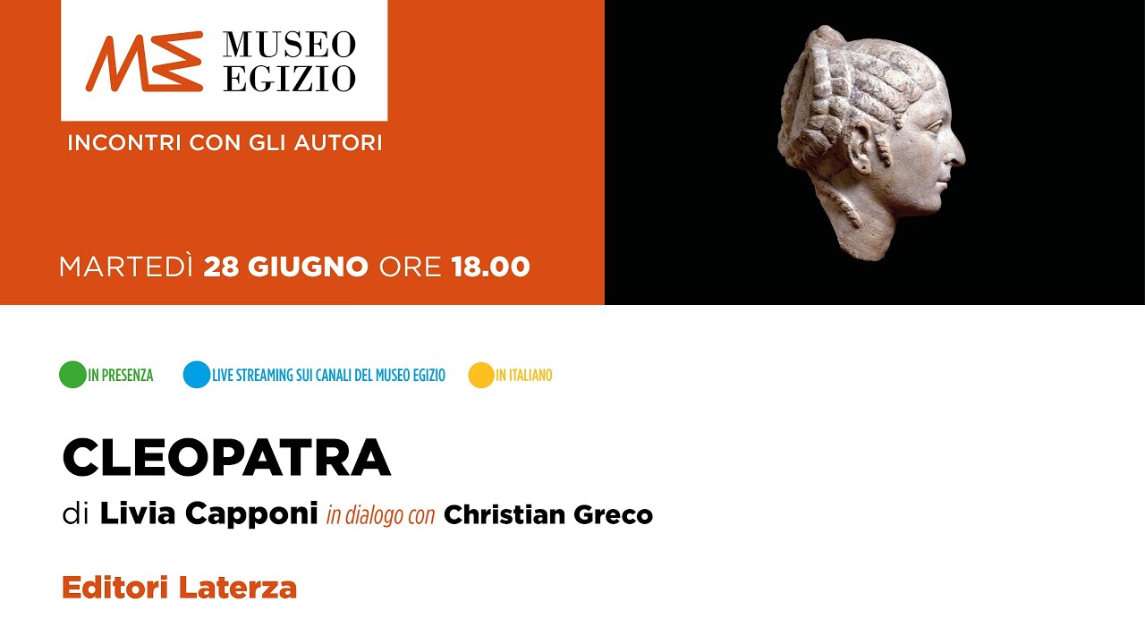 INCONTRI CON GLI AUTORI | Presentazione del libro "Cleopatra"