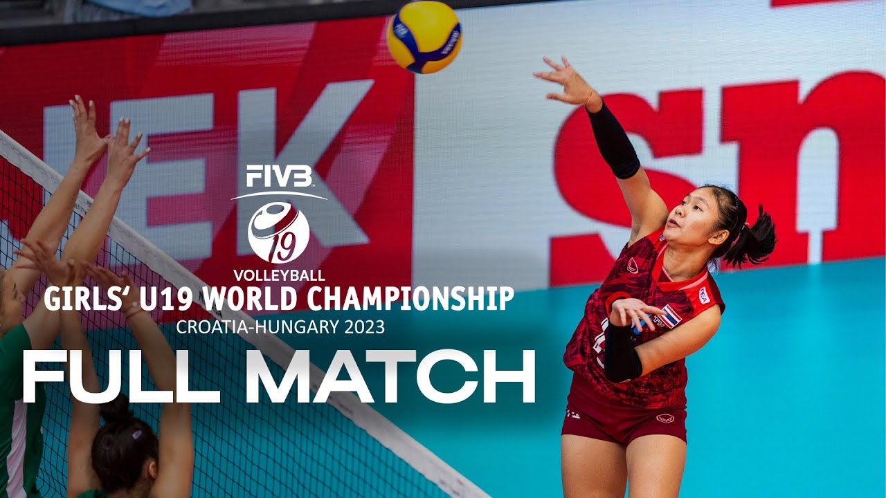 BUL🇧🇬 vs. THA🇹🇭 -Full Match | Girls' U19 World Championship | Playoffs